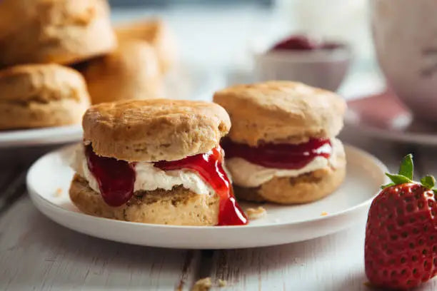 Scones Platter with Clotted Cream & Jam